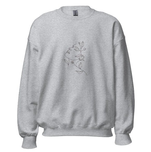 Pull à col rond motif élégant